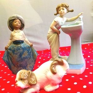 3 LLADRO Figurines
Clean up Sink Girl #4838


, Na